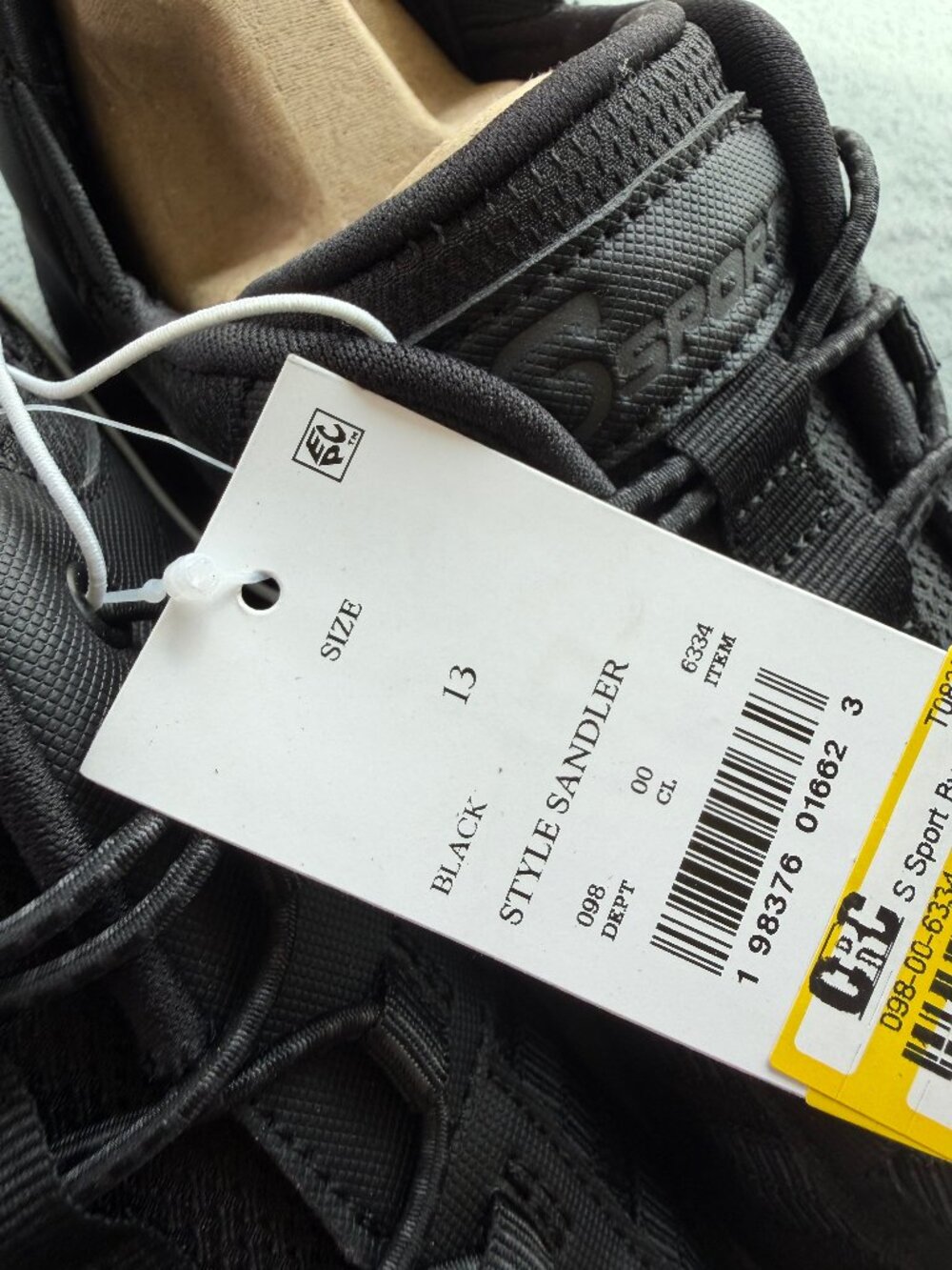 S Sport By Skechers Men's Sandler Hands Free Step Ins Sneakers - Black 13 - Picture 6 of 7